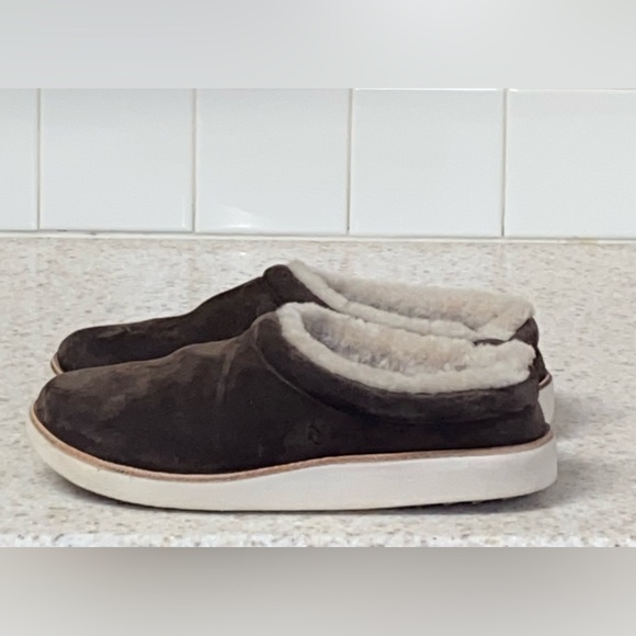 Olukai Women Mani Leather Mule Slippers Premium Nubuck Leather Size 9 NEW main image 9